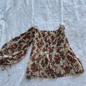 Aritzia off-shoulder blouse